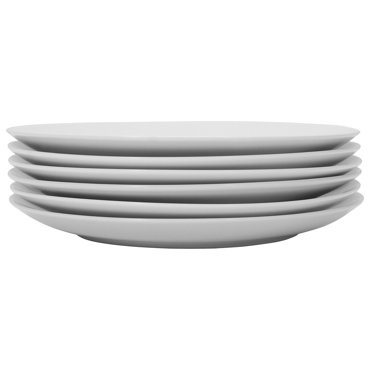 Crown Baccara Juego de 6 Platos de Porcelana Crown Baccara Juego de 6 Platos de Porcelana