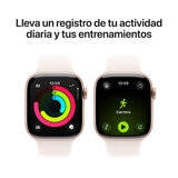 Apple Watch Series 11 (GPS) 42mm Aluminio Oro Rosa + Correa Deportiva Rubor Claro - Talla S/M Apple Watch Series 11 (GPS) 42mm Aluminio Oro Rosa + Correa Deportiva Rubor Claro - Talla S/M