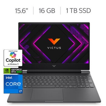 HP Victus 15-Fa2012la Laptop Gaming 15.6" FHD NVIDIA GeForce RTX 4050 Intel Core i7-13620H 16GB 1TB SSD HP Victus 15-Fa2012la Laptop Gaming 15.6" FHD NVIDIA GeForce RTX 4050 Intel Core i7-13620H 16GB 1TB SSD