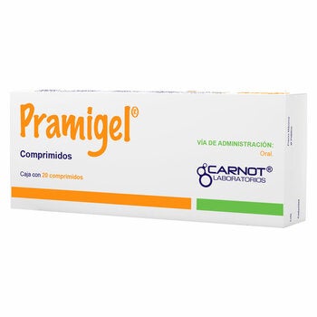 Pramigel 10/200/200 mg 20 Comprimidos Pramigel 10/200/200 mg 20 Comprimidos