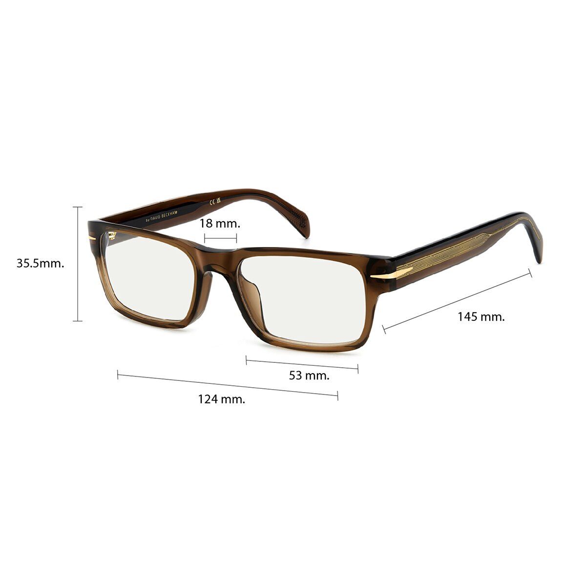 David Beckham DB 1170 F Armazón Oftálmico David Beckham DB 1170 F Armazón Oftálmico