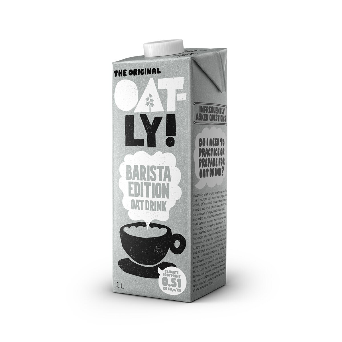 Oatly Bebida de Avena Edición Barista 6/1 L Oatly Bebida de Avena Edición Barista 6/1 L