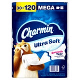 Charmin Papel Higiénico Ultra Soft 30 Mega Rollos Charmin Papel Higiénico Ultra Soft 30 Mega Rollos