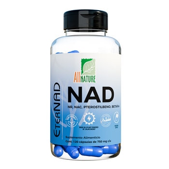 All Nature NAD EterNAD 120 Cápsulas de 750mg c/u