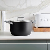 Smeg Olla de 26cm con Tapa de Cristal