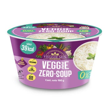 Veggie Mix Sopa Instantánea a base de Konjac 6 pzs de 160 gr Veggie Mix Sopa Instantánea a base de Konjac 6 pzs de 160 gr