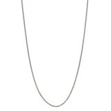 Collar, Oro Blanco de 14K, 55.88cm