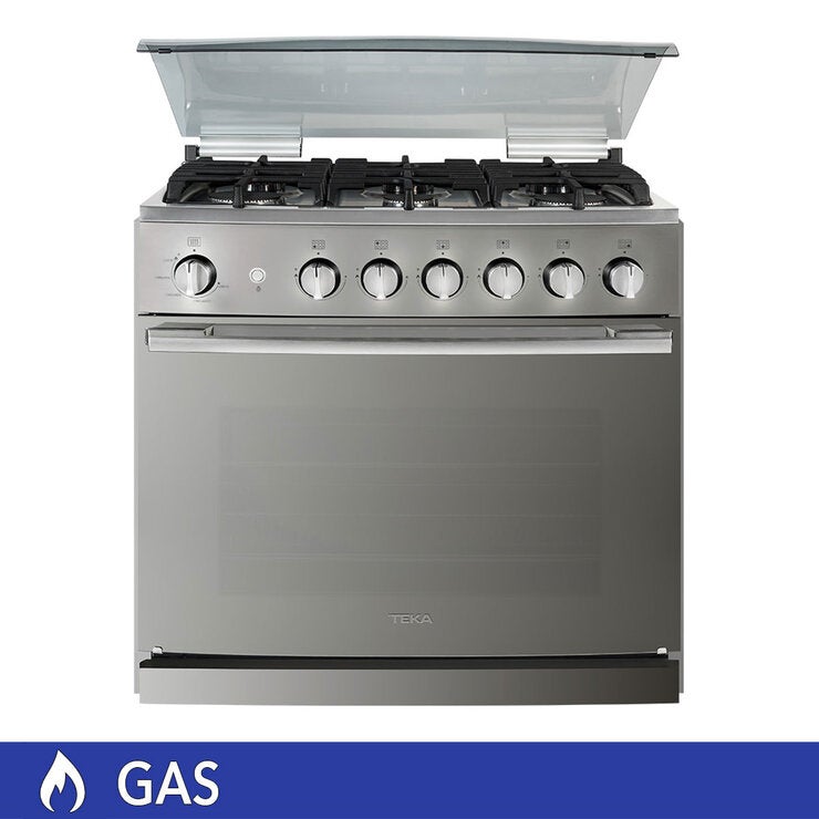 Teka Estufa de gas empotrable con 6 quemadores 76cm Teka Estufa de gas empotrable con 6 quemadores 76cm