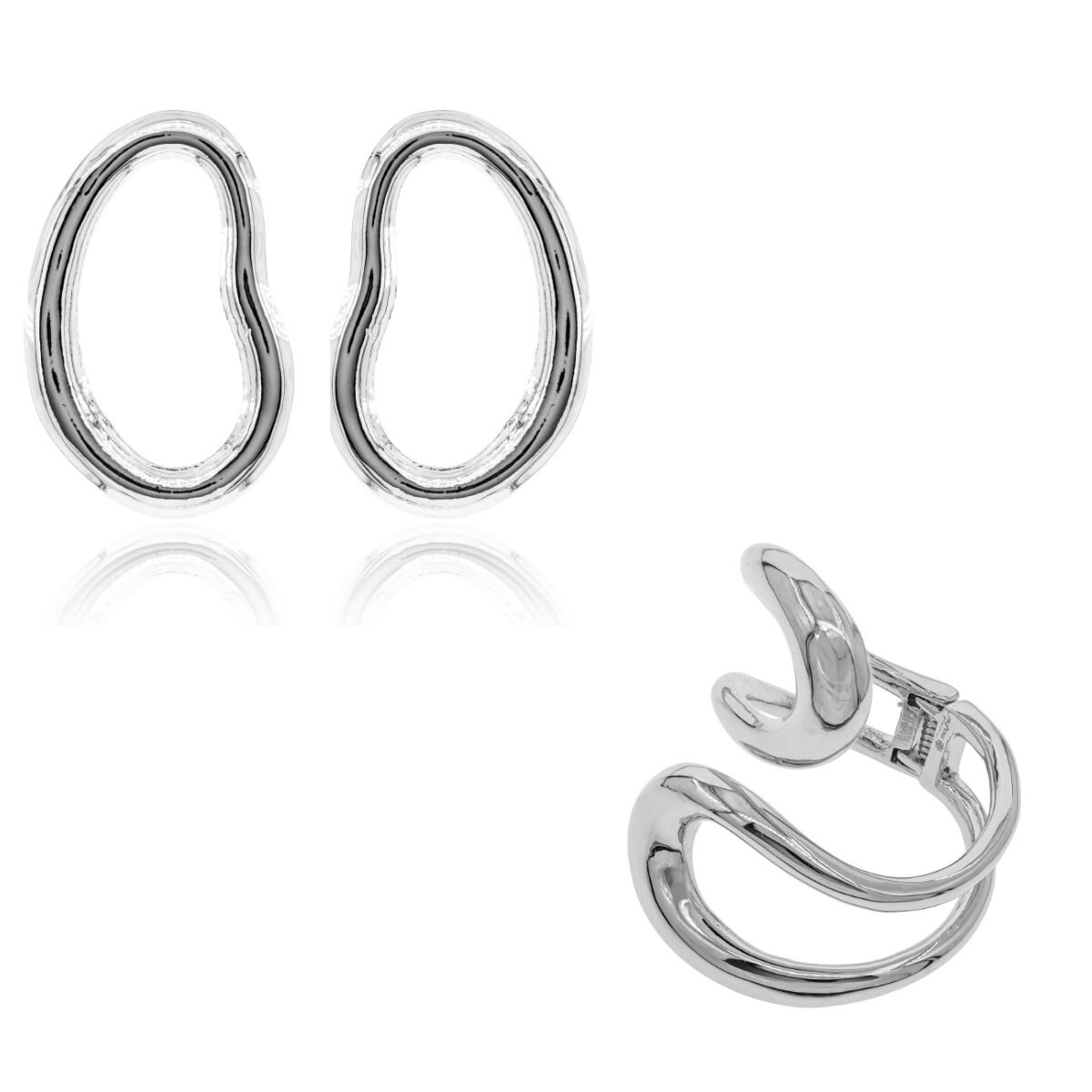 Mayfer, Juegode Aretes y Pulsera en Aleación de Metal Mayfer, Juegode Aretes y Pulsera en Aleación de Metal