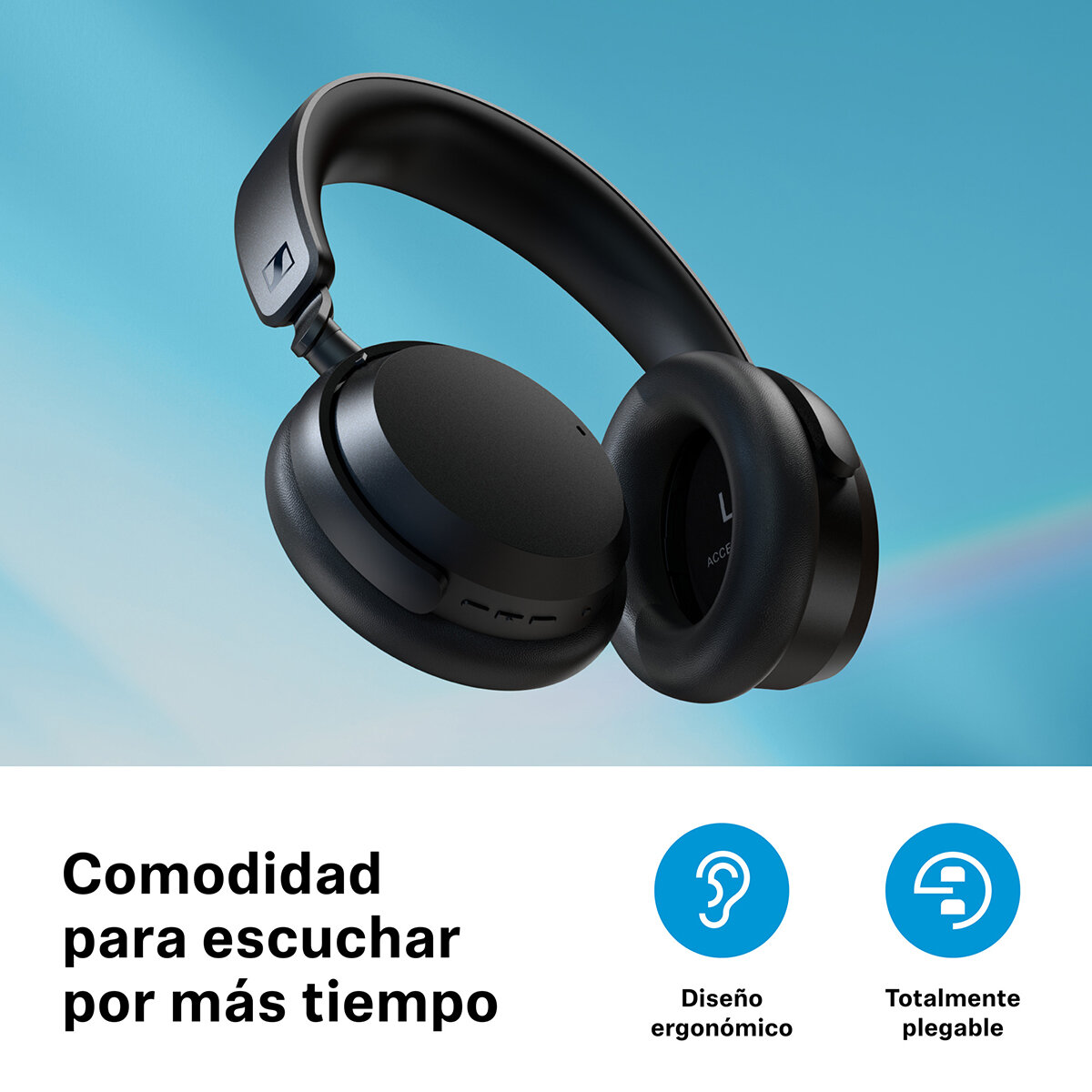 Sennheiser Accentum Wireless Audífonos Bluetooth Negro Sennheiser Accentum Wireless Audífonos Bluetooth Negro