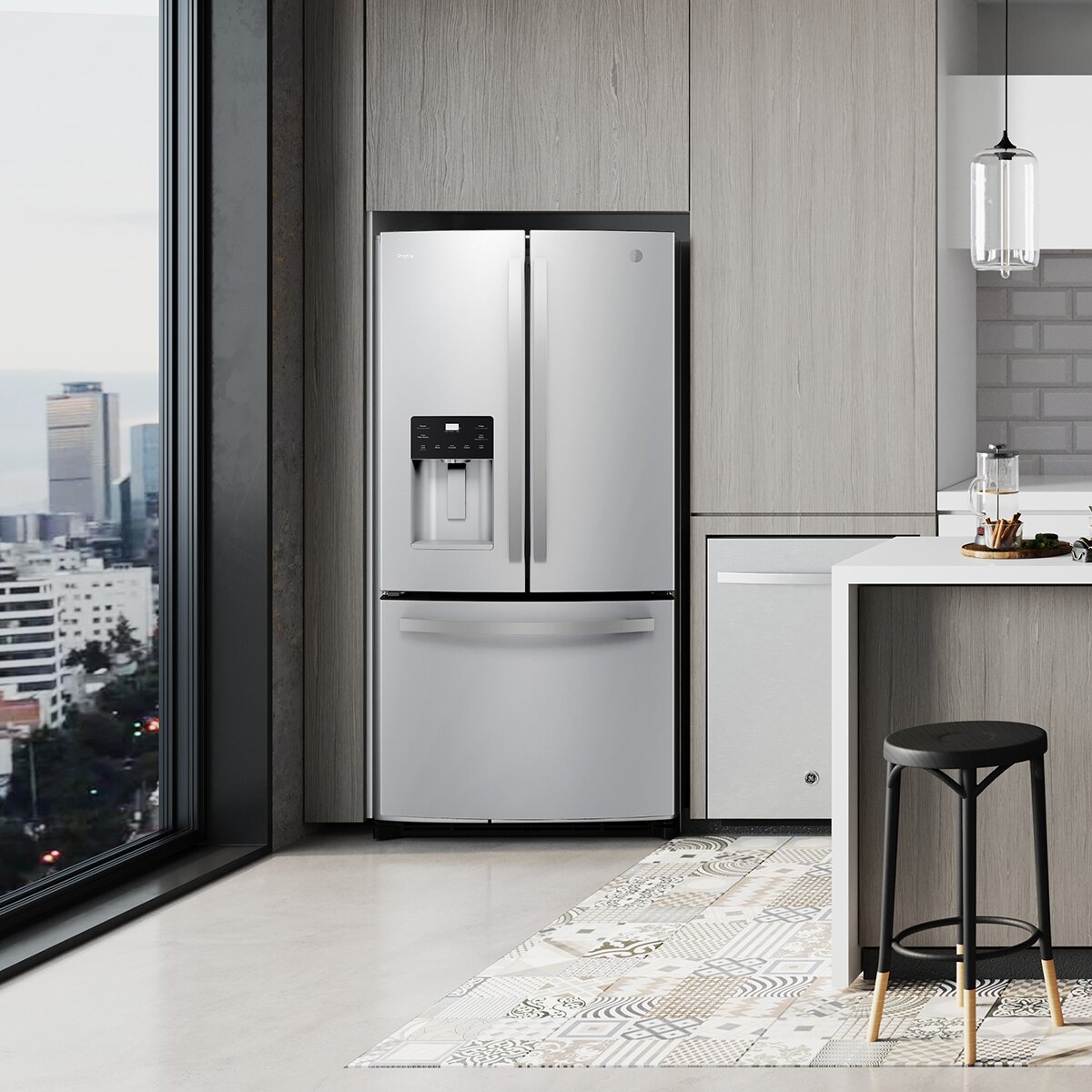 GE Refrigerador French Door 25' GE Refrigerador French Door 25'