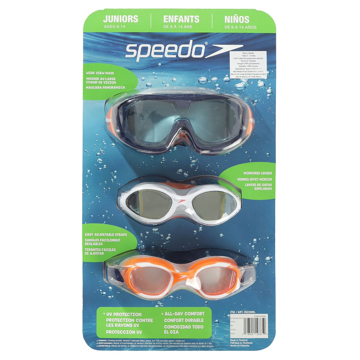 Speedo Set de Goggles para Niño