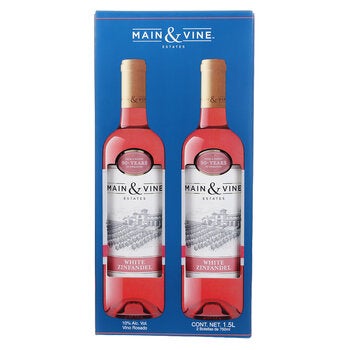 Beringer White Zinfandel Vino Rosado 2/750 ml Beringer White Zinfandel Vino Rosado 2/750 ml
