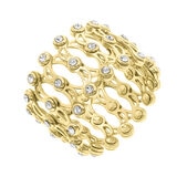 Mayfer, Anilo/Pulsera Plata .925, Color Dorado