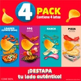 Pringles Papas Surtidas 4 pzas de 158 g Pringles Papas Surtidas 4 pzas de 158 g