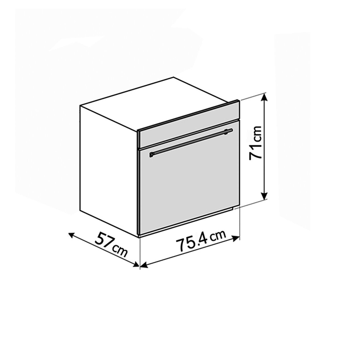 Smeg Horno eléctrico 75cm