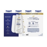 Dove Jabón Corporal Líquido 4 pzas de 600 ml