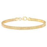 Pulsera de Cadena de Serpiente, Oro Amarillo 18K, 19.05cm Pulsera de Cadena de Serpiente, Oro Amarillo 18K, 19.05cm