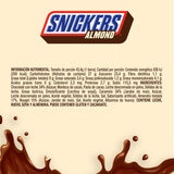 Snickers Almendra Barra de Chocolate con Leche 6 pzas de 43.4 g