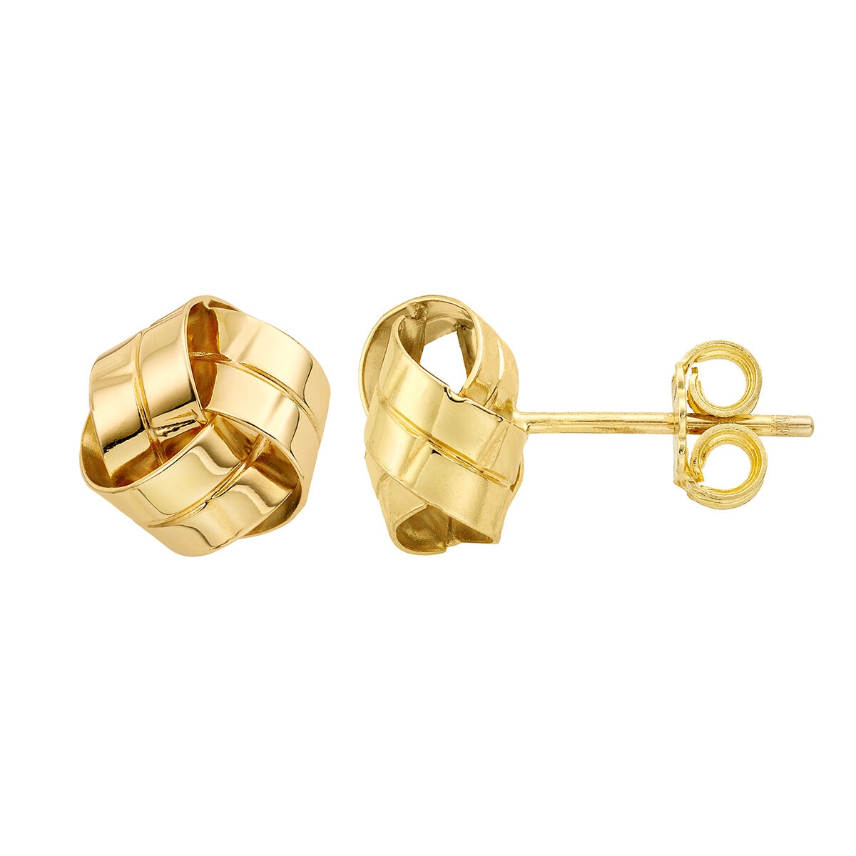 Aretes, Oro Amarillo 14K, Love Knot Aretes, Oro Amarillo 14K, Love Knot