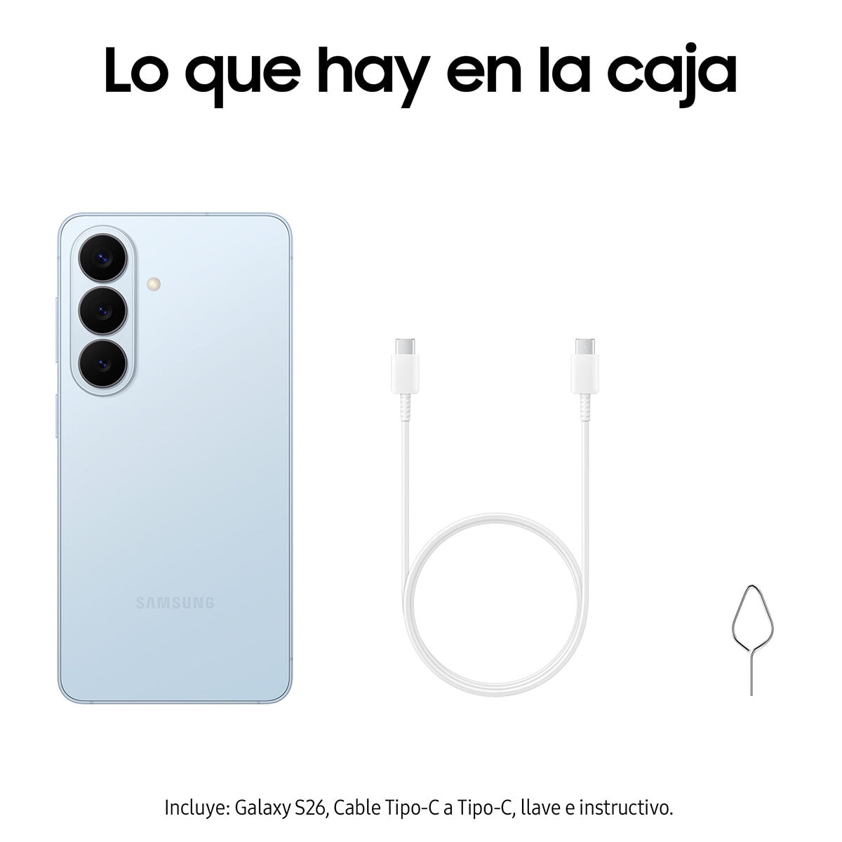 Samsung Galaxy S26 256GB Azul Cielo Samsung Galaxy S26 256GB Azul Cielo