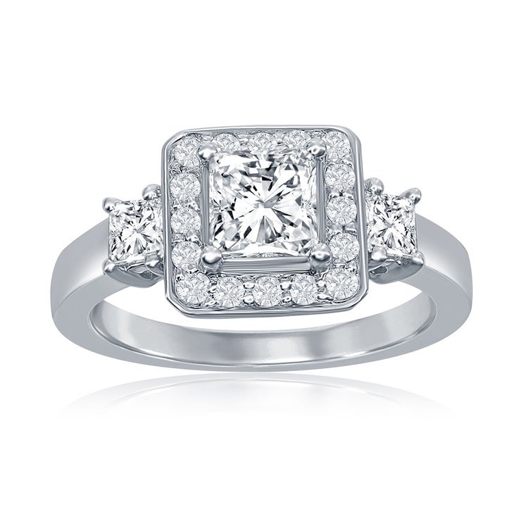 Anillo, 1.51ctw Diamantes, Platino Anillo, 1.51ctw Diamantes, Platino