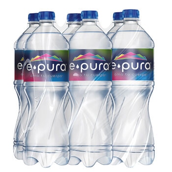 Epura Agua Purificada sin Sodio 6 pzas de 1 l Epura Agua Purificada sin Sodio 6 pzas de 1 l
