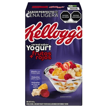 Kellogg's Cereal Sabor Yogurt Frutos Rojos 640 g