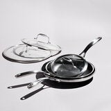 Hexclad, Batería de Cocina de 7 Piezas Con Comal Hexclad, Batería de Cocina de 7 Piezas Con Comal