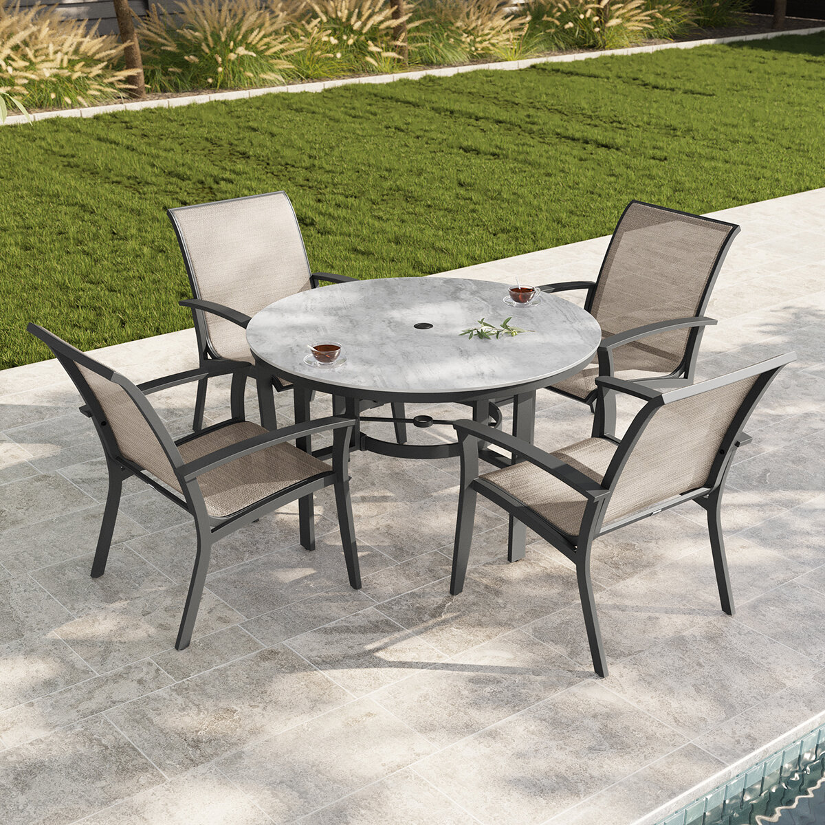 Agio, Clearfield Comedor para Jardín de 5 Piezas Agio, Clearfield Comedor para Jardín de 5 Piezas