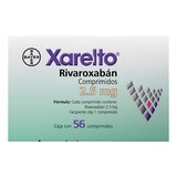 Xarelto 2.5mg. 56 comprimidos.