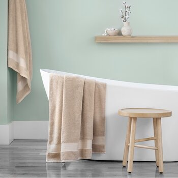 purely indulgent, toalla para baño, crema