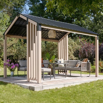 Sojag, Lito Pérgola de 3.69m x 2.98m x 2.79m Sojag, Lito Pérgola de 3.69m x 2.98m x 2.79m