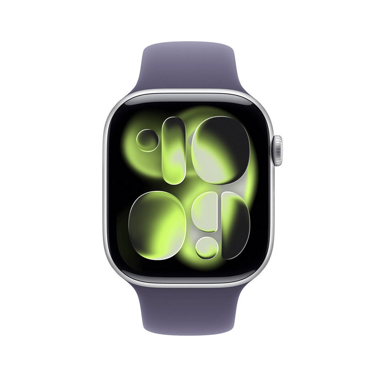 Apple Watch Series 11 (GPS) 46mm Aluminio Plata + Correa Deportiva Morado Niebla - Talla M/L Apple Watch Series 11 (GPS) 46mm Aluminio Plata + Correa Deportiva Morado Niebla - Talla M/L