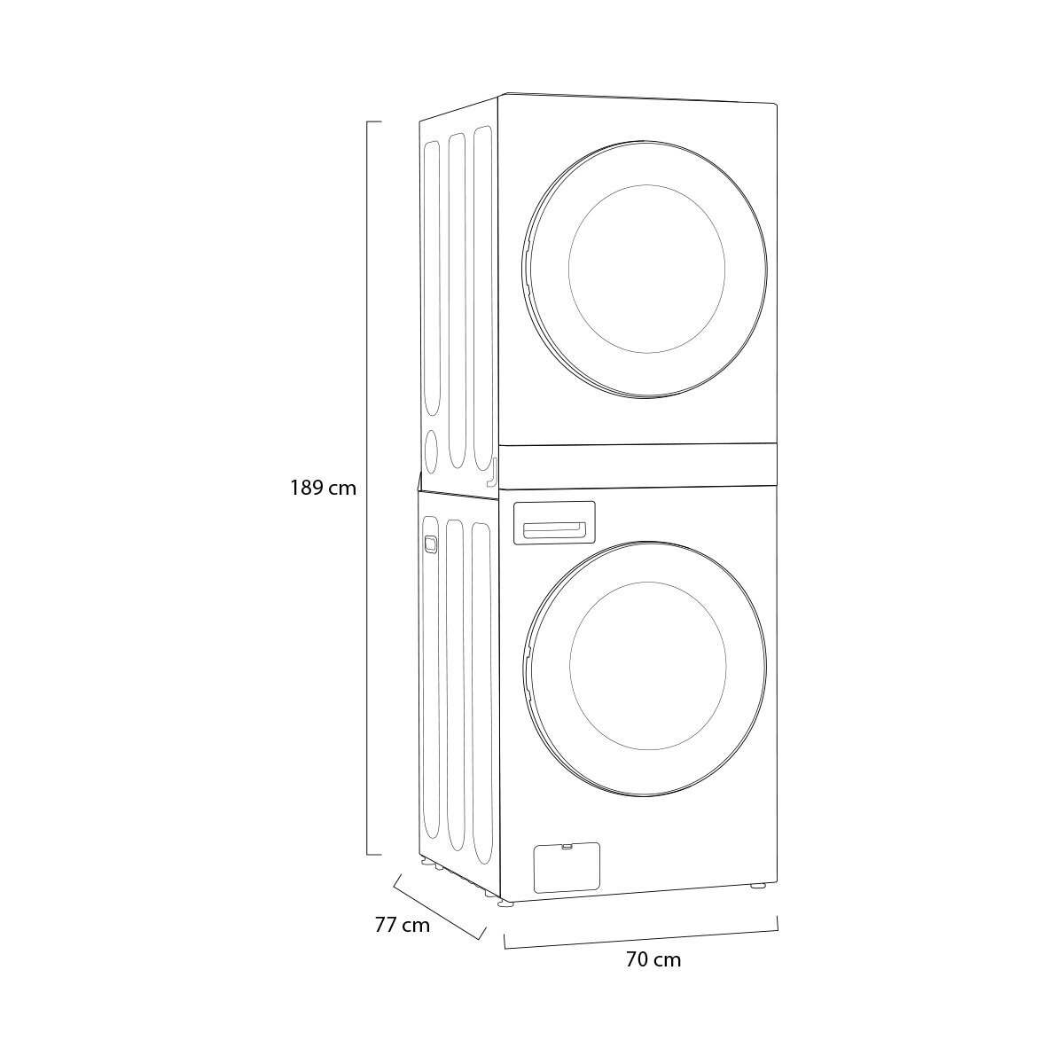 LG Torre de Lavado de Gas 22Kg/22Kg LG Torre de Lavado de Gas 22Kg/22Kg