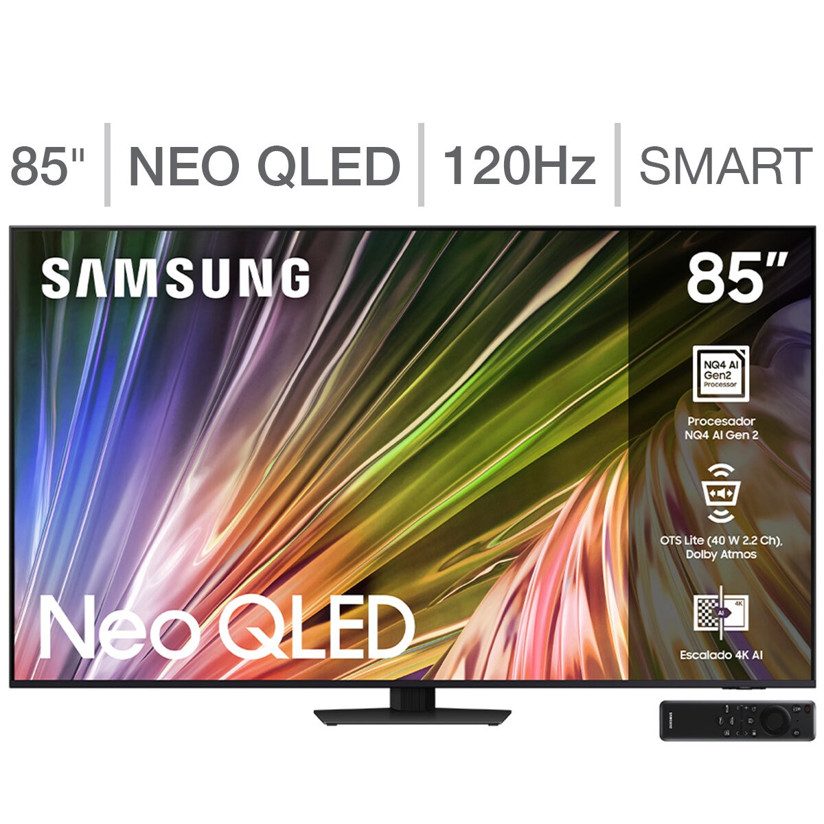 Samsung Pantalla 85" Neo QLED 4K Smart TV Samsung Pantalla 85" Neo QLED 4K Smart TV