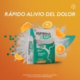 Aspirina Go Sabor Naranja 2 Cajas con 10 Sobres c/u Aspirina Go Sabor Naranja 2 Cajas con 10 Sobres c/u