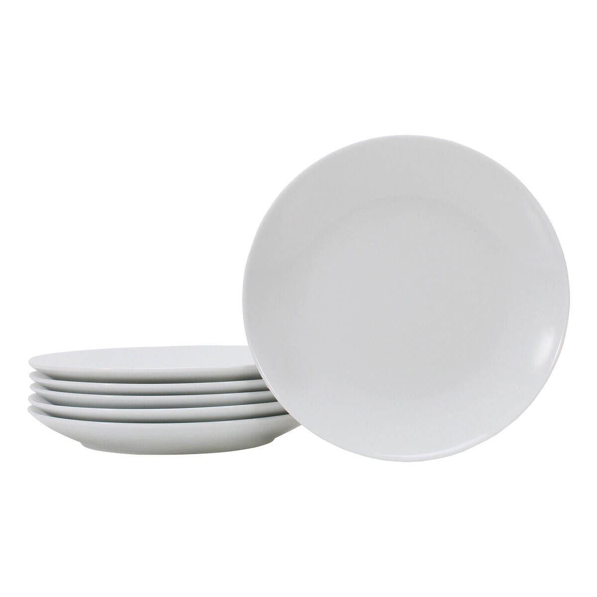 Crown Baccara Juego de 6 Platos para Ensalada de Porcelana Crown Baccara Juego de 6 Platos para Ensalada de Porcelana