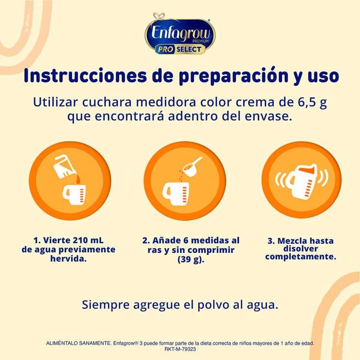 Enfagrow Fórmula Infantil Etapa 3 Pro Select 2 pzas de 1.5 kg Enfagrow Fórmula Infantil Etapa 3 Pro Select 2 pzas de 1.5 kg