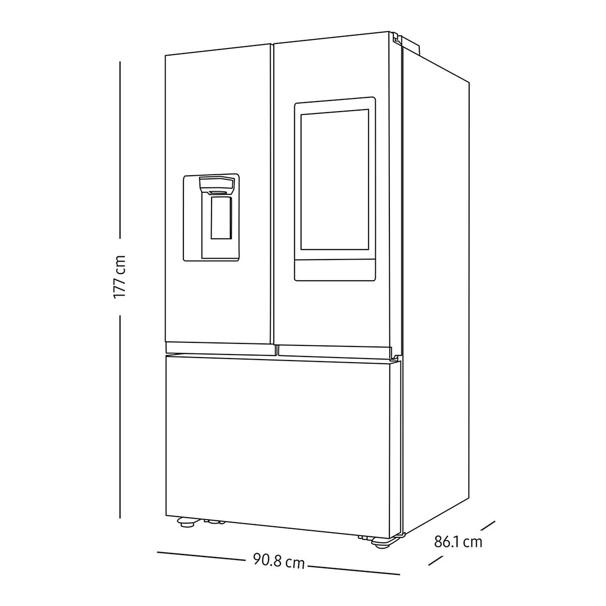 Samsung Refrigerador 32' Family Hub