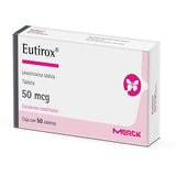 Eutirox 50mcg 50 Tabletas