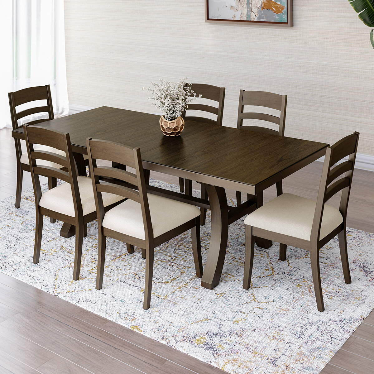 Tresanti, Juego de Comedor de 7 Piezas Tresanti, Juego de Comedor de 7 Piezas