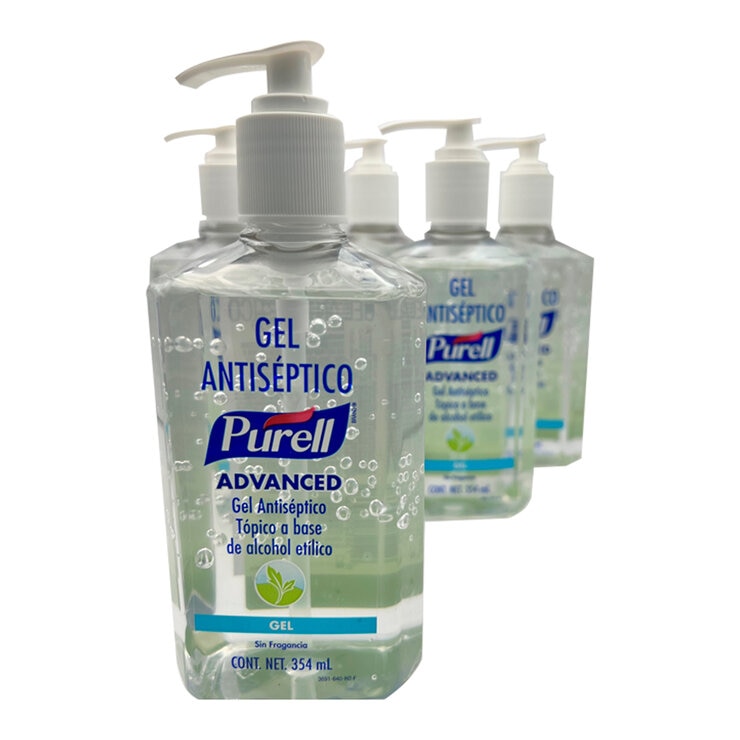 Purell Advanced Gel Alcohólico Antiséptico para Manos 6 pzas de 354 ml Purell Advanced Gel Alcohólico Antiséptico para Manos 6 pzas de 354 ml