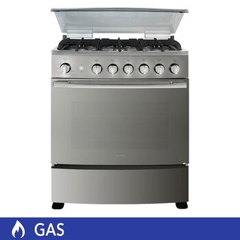 teka estufa de piso de gas con 6 quemadores de 76cm