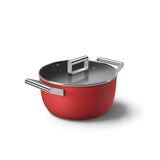 Smeg Olla de 24cm con Tapa de Cristal