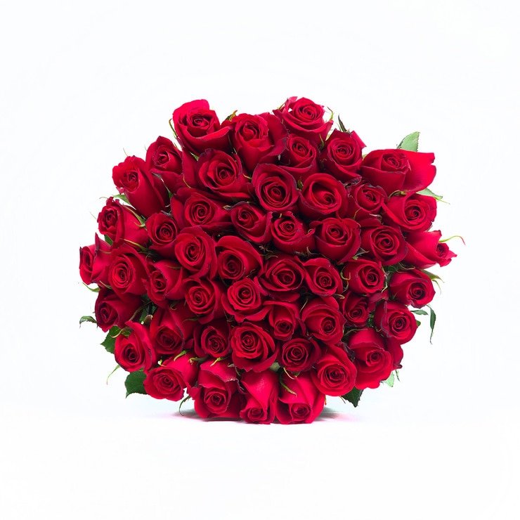 Chiltepec Bouquet De 48 Rosas Color Rojo Costco Mexico