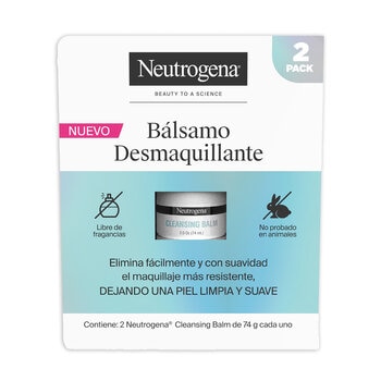 Neutrogena Bálsamo Desmaquillante 2 pzas de 74 g Neutrogena Bálsamo Desmaquillante 2 pzas de 74 g