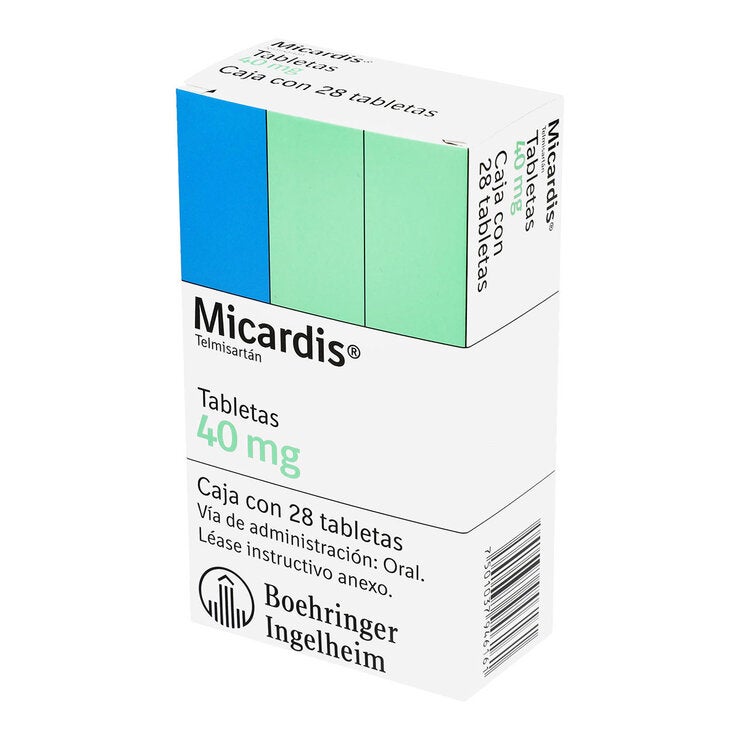 Micardis 40mg 28 Tabletas Micardis 40mg 28 Tabletas