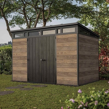 keter signature collection, pent cobertizo de 3.3m x 2.1m