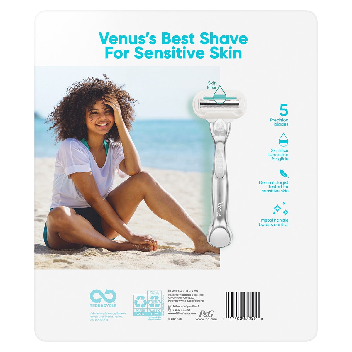 Gillette Venus Deluxe Smooth Sensitive Rastrillo para Afeitar Desechable 11 pzas